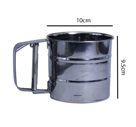 FLOUR SIFTER STAINLESS STEEL SMALL
